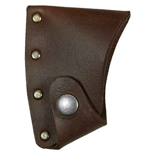 Hide & Drink, Hatchet Blade Cover, Protective Axe Head Sheath, Lumberjack Accessory, Camping and Outdoor Essentials, Full Grain Leather, Handmade