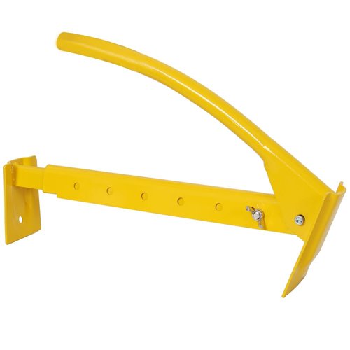 Masonry Tools Brick Tong Lifter, Adjustable Brick Tongs for Carrying Bricks Stone Slabs Clinker, Heavy-Duty Steel Brick Carrier with Coated Handle, Labor-Saving Professional Tongs (Yellow + 2 Pack)
