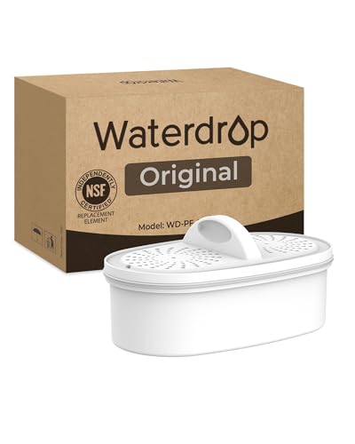 Waterdrop PF-01A Water Filter Replacement Cartridge – Fits All Waterdrop Pitchers, 1 Count