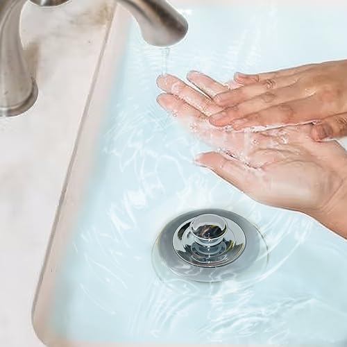 Universal Silicone Bathtub Drain Stopper - Fits 1.1 to 2 Inch Drains
