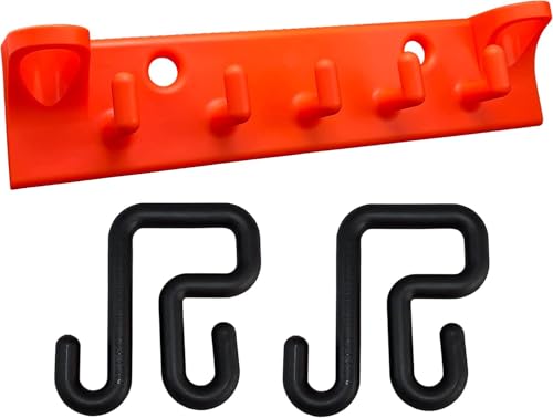 Line Work Bucket Tools Organizer Rack with 2 Hooks, 1000 lb capacity