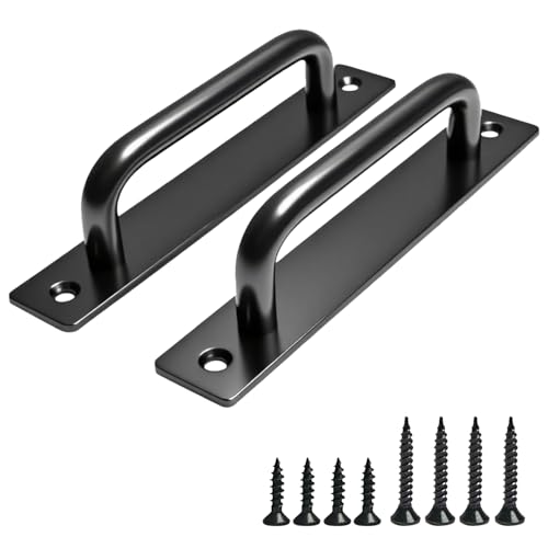 5.8 Inch Barn Door Handle Set - Premium Aluminum Alloy Gate Handles (2PCS)