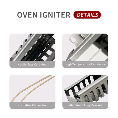 GE Oven Igniter Replacement 316119301 / 5304509706 for 316489402/316489408/WB2X10016