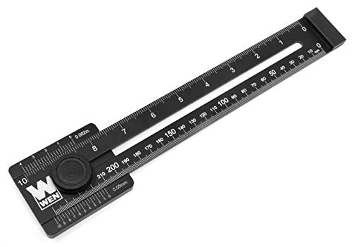 WEN ME251R 10-Inch Aluminum Offset Marking Gauge with Laser-Etched Scale - Sibling Variant: Offset Marking Gauge