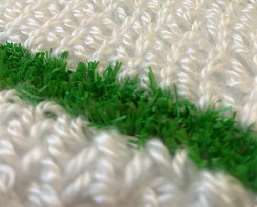 17 Inch Commercial Low-Profile Carpet Bonnet with Scrubber Strips - 3-Pack