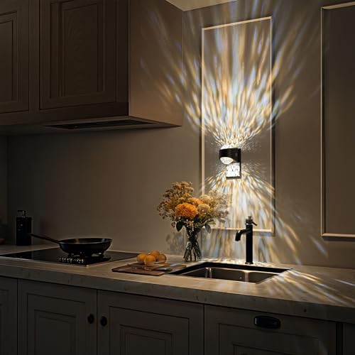 Briignite Night Light Wall Projector Black Warm 1 - Dusk to Dawn LED Night Light