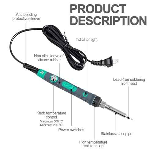 Plant Pot Perforator & Electric Hot Knife,Plastic Flowerpots Drilling,2-in-1 Soldering Iron for DIY Plant Pot Drainage Hole, Flowerpot Cutting,With 7 Drill Bits,Planting Tools with Temperature Control