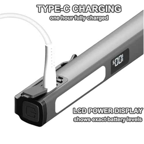 Small Rechargeable Pen Flashlights with COB Work Light, Portable LED Pocket Flashlight Bright Flashlights for Home, Car, Emergencies, with USB-C Charge, 6 Light Modes, LCD Display (Grey)