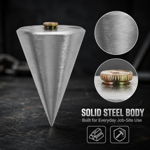 Steel Plumb Bob Hanging Thread Pendant Heavy Duty Construction Tool