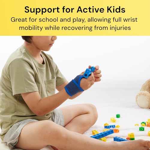 BraceUP Adjustable Kids Wrist Brace- Youth Wrist Support, Kids Wrist Splint, Child Wrist Brace for Sports and Daily Use, Boys and Girls (Height 3¡¯3¡±-4¡¯7¡±, 100-140 cm)