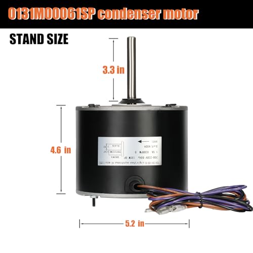 Knocokie 1/4 HP Condenser Fan Motor for Goodman Air Conditioners