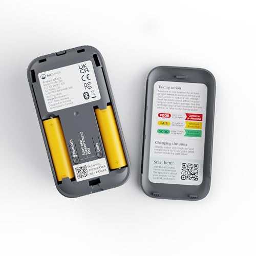 Next Gen Airthings Corentium Home 2 Radon Detector with Bluetooth, Temp & Humidity Sensors