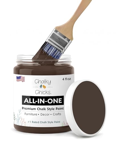 Chalky Chicks Alaskan Brown Bear Chalk Paint for Furniture 4 Fl Oz