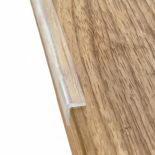 Angloria 3FT Silicone Baby Proofing Corner Guard, Clear 3/8x3/8 Inch Thin