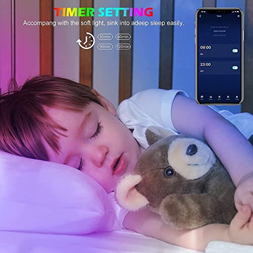 Tenmiro RGB 100FT Led Strip Lights for Bedroom Music Sync & App Control