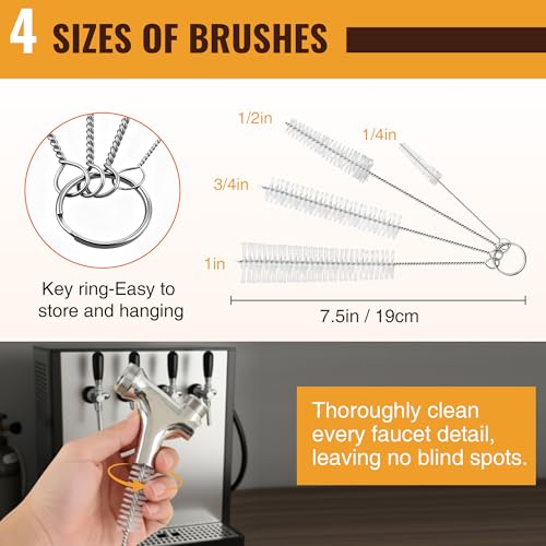 Kegerator Cleaning Kit with 30 Beer Line Tablets – Complete Keg Maintenance