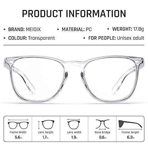 Stylish Safety Glasses, Clear Anti-Fog Anti-Scratch Protective Glasses For Men And Women
