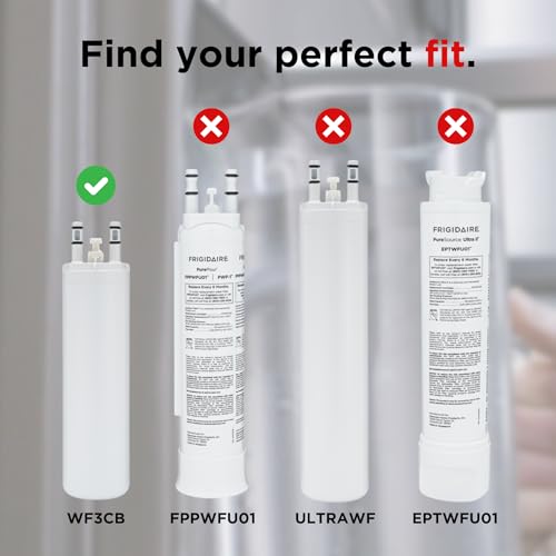 Frigidaire WF3CB Refrigerator Water Filter Replacement - Pack of 1, White