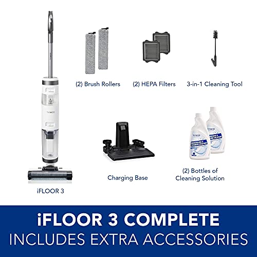 Tineco iFloor 3 Complete Cordless Wet Dry Floor Cleaner - White/Grey