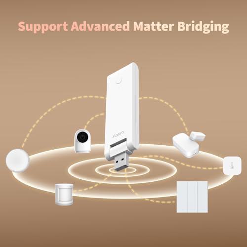 Aqara M100 Smart Hub for Home Automation, Matter Controller, Wi-Fi Compatibility