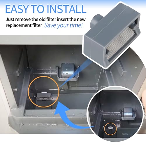 Ice Maker Filter Screen for GE Opal 1.0 & 2.0 Nugget Ice Makers - Pulems 2-Pack