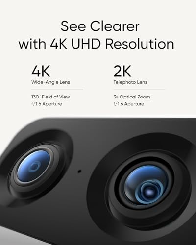 eufy Security 4K Indoor Camera S350 1-Pack No Subscription Dual Zoom