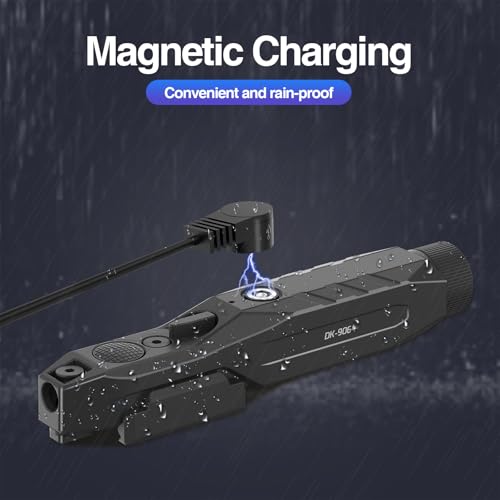 DARKFANG Mlok and Picatinny Tactical Flashlight, 1450 Lumen Low Profile Rifle Light with Remote Switch