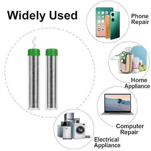Solder Wire Leadfree,High Purity Tin Rosin Core Solder for Electronic Electrical Soldering Components Repair,Low Residue,Sn99.3 Cu0.7, 3Pcs (1.0mm 42g)