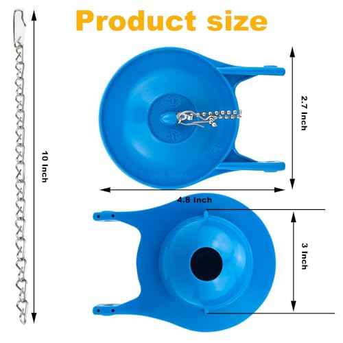 3-Inch Toilet Flappers Replacement Compatible with Gerber 99-788 Rubber Toilet Flapper Fits 3 Inch Toilet Flush Valve, Easy to Install, 1-Pack
