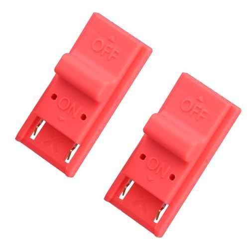 2pcs RCM Jig Tool for Switch Console, RCM Loader Clips Short Circuit Tool for Modding & Recovery Mode (Red)