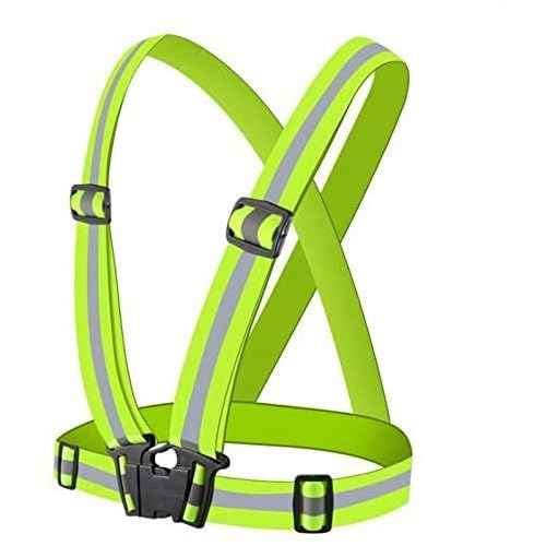 Reflective Safety Vest High Visibility Gear Warning Vest Adjustable Straps for Running Jogging Cycling Walking