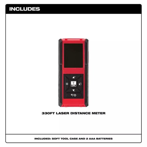 Heavy Duty Measuring Laser Distance Range Meter,for Milwaukee 48-22-9803 330-Foot Heavy Duty Measuring Laser Distance Range Meter