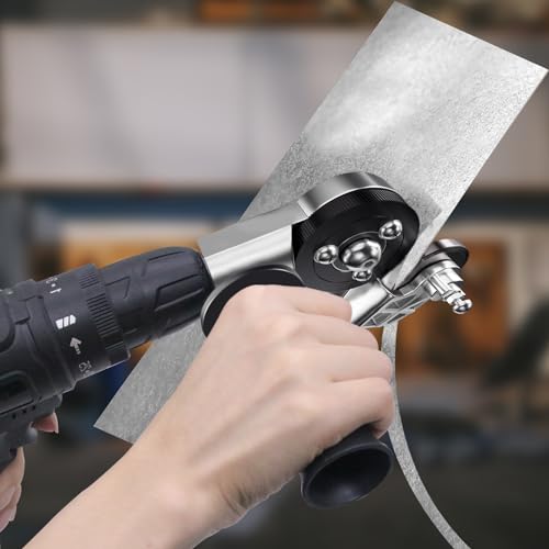 CZS Sheet Metal Cutter Drill Attachment for Electric Drills, Metal Shear Tool