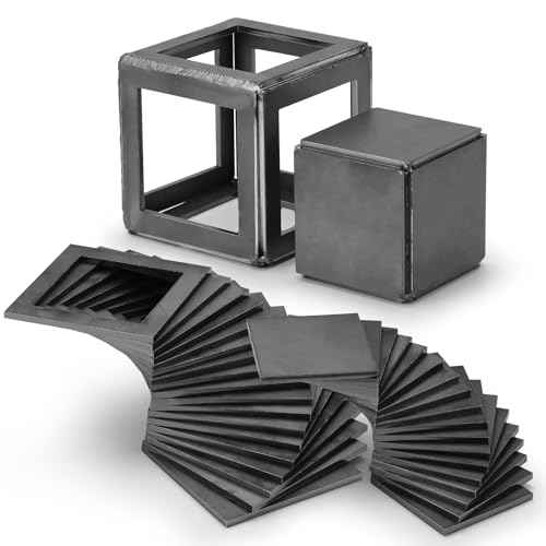 Welding Practice Kit ? 36 PCS 3.6¡± & 2.6¡± High-Quality Welding Coupons, 9 Gauge Steel Plates for TIG, MIG, Stick Welding, Perfect for Skill Improvement