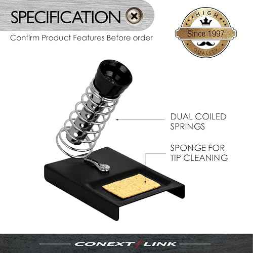 Conext Link 1pc Soldering Iron Stand Spring Holder Support Station Solder Gun Sponge Metal £¨87075£©