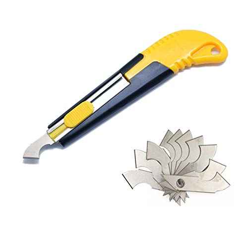 UoYu 1 Acrylic Cutter and 11 Pcs Blade Set, Multi-Use Cutter with Cutting Blade