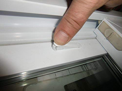 Set of 6 pcs White Window Sash Vent Stops 1714WHITE