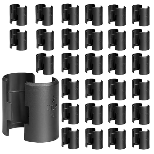 60PCS Plastic Wire Shelf Clips for Metal Shelving and Rack Systems