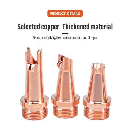 Laser Welding Nozzle 5 Pcs Laser Welder Nozzle Tip Kit Copper Nozzles M16 H35 Cutting Nozzles for Portable Laser Welding Gun Laser Welder Head Laser Welding Machine Wire Feeding