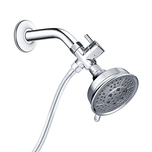 Sneatup Solid Brass 3-Way G1/2 Shower Diverter Chrome-Plated, Easy Install, Leak-Free