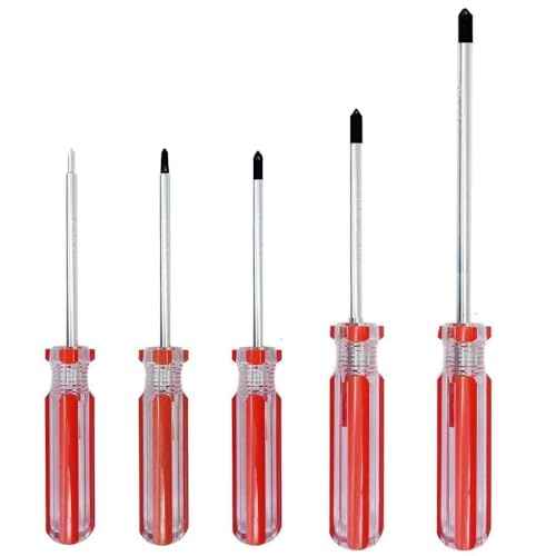 5 Piece Y Tip Screwdriver Set, Magnetic Tri Point Tip Screwdriver Bits Y000(1.5mm) Y00(2.0mm) Y0(3.0mm) Y1(4.0mm) Y2(5.0mm) Y Screwdriver Repair Tool