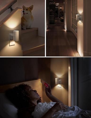 L LOHAS LED Night Light Plug in Soft White Dimmable Nightlight - Model 2