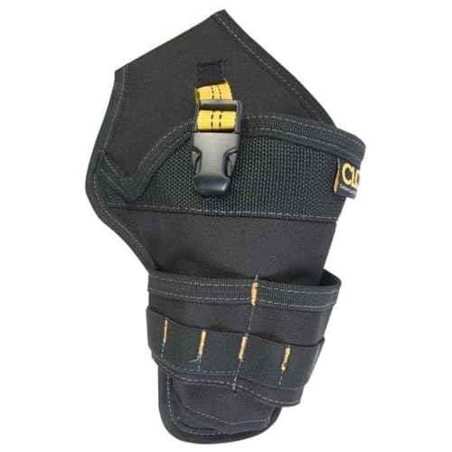 CLC Custom Leathercraft 5023 Deluxe Cordless Poly Drill Holster, Black