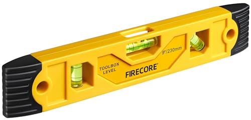 Firecore Magnetic Torpedo Level 9 Inch Shockproof Bubble Leveler - 1pcs