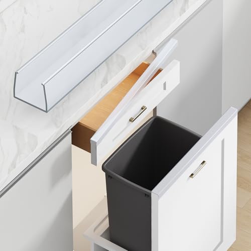 Magicheap 17.72-Inch Transparent Cabinet Door Protector – 2 Pack, Thick 3/4"