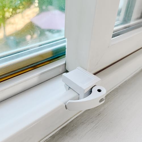 Prime-Line White Sliding Window Lock for Vinyl Windows - Defender Security