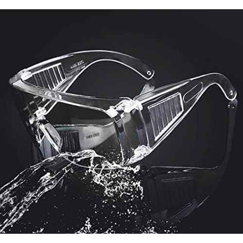 PitLite Safety Goggles Eyeglasses Anti Fog Clear Vent Glasses Lab Work Glasses