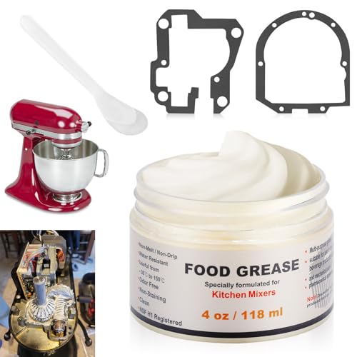4 oz Food Grade Grease for KitchenAid Stand Mixer – Universal Compatibility, Gasket Replacement