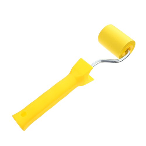 DIYEAH Rubber Seam Roller Tool Flat Pressure Roller for Wallpaper and Vinyl Installation Ergonomic Handle for Comfort Durable Rubber and Materials for Seam Supplies
