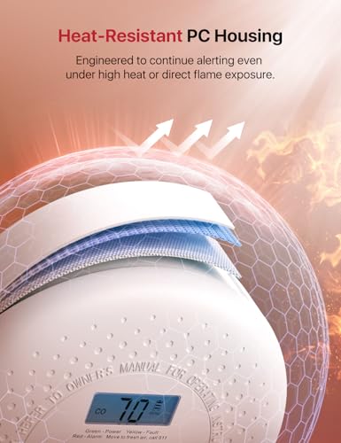 X-Sense 2-in-1 Smoke & Carbon Monoxide Detector 1-Pack, Easy Install